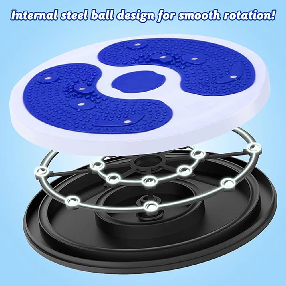 Magnet Waist Twisting Disc Fitness Balance Board Weight Lose Trainer Magnetic Massage Wriggling Plate Twister Exercise Equipment