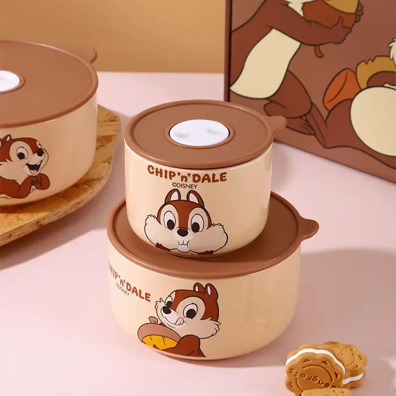 Disney Cartoon Cute Chip kuchenka mikrofalowa Food Grade konserwacja ogrzewanie uszczelniająca pokrywka konserwacja pudełko na drugie śniadanie