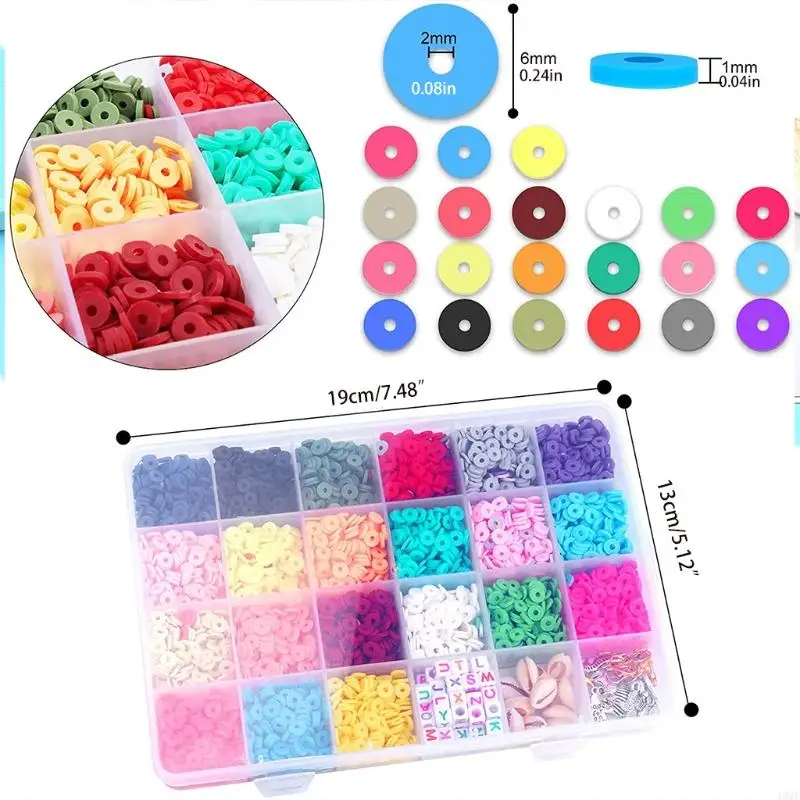 49mf ทรงกลมทรงกลมแบนลูกปัดสำหรับเครื่องประดับทำสร้อยคอลูกปัดโบฮีเมียนสำหรับผู้หญิงสายยืดหยุ่น