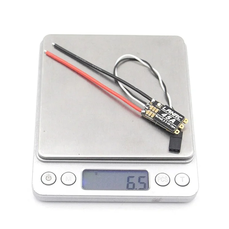 A52T 3X Blheli S 2-6S Lipo 45A Brushless ESC Built-In Programmable RGB LED D-Shot 150/300/600 ONESHOT125