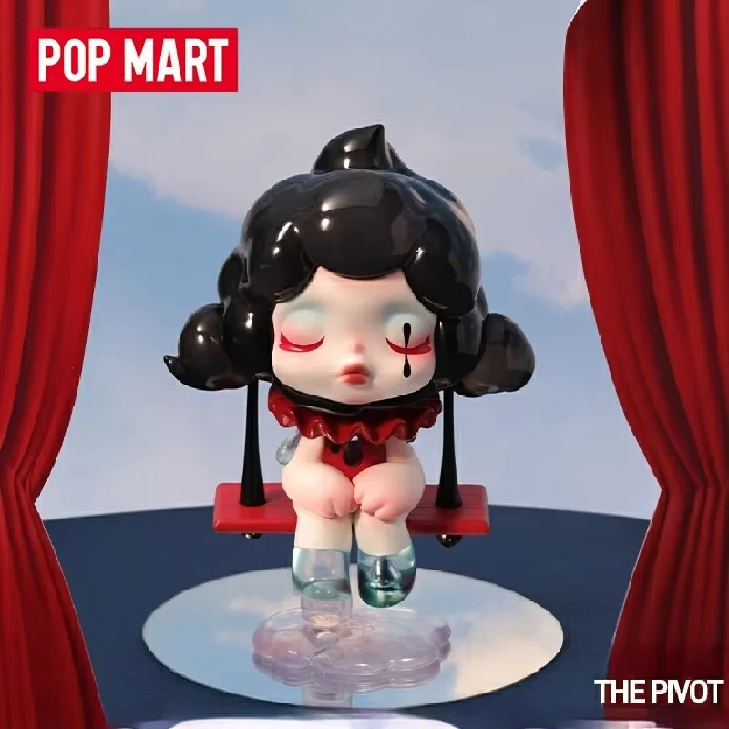 POP MART SKULLPANDA ซีรีส์ภาพเหมือนจริง กล่องสุ่มของเล่น ฟิกเกอร์อนิเมะน่ารัก ตุ๊กตาในกล่องปริศนา ของขวัญสำหรับเด็กผู้หญิงในเทศกาลต่างๆ