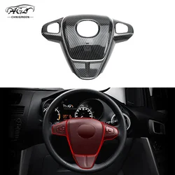 ABS Carbon Fiber Color Steering Wheel Frame Trim Cover For Mazda BT-50 BT50 2010-2012 2013 2014 2015 2016 2017 2018 2019 2020