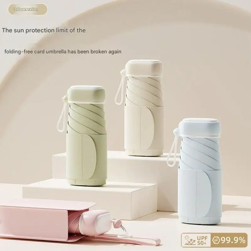 

Полностью автоматический женский зонт Mavericks, солнечный и дождливый мини-компактный портативный карманный зонт двойного назначения с защитой от ультрафиолета