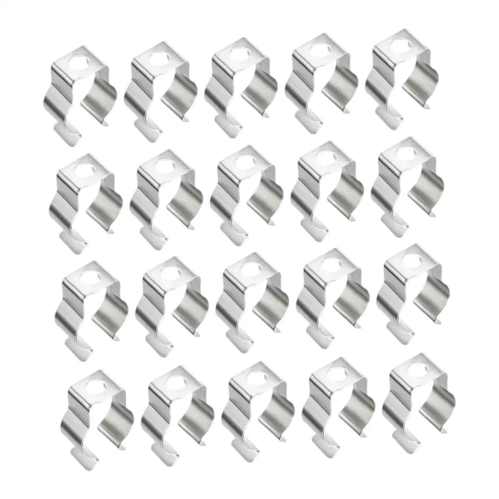 20x T5 U Clips Holder Bracket Prevent Sagging Pipe Clamps for LED Light Tube