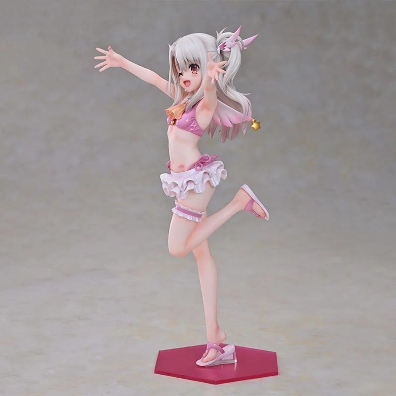 Genuine Original F:NEX Fate/kaleid Liner Illyasviel von Einzbern Swimsuit Anime Figure Collectible Model Statuette Ornament Gift