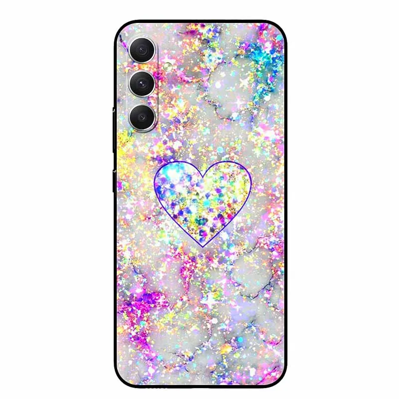 Capa de telefone para samsung galaxy a15 a25 a55 5g silicone tpu protetor à prova de choque para galaxy a15 5g caso macio fundas a 15 55