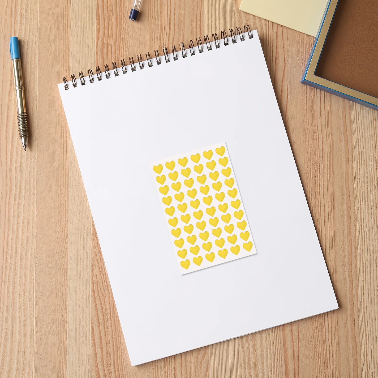 

4Packs Heart Stickers Gold Metallic Self-Adhesive Love Decals for Card Making Journaling Packaging Seals Reward Charts Wedding