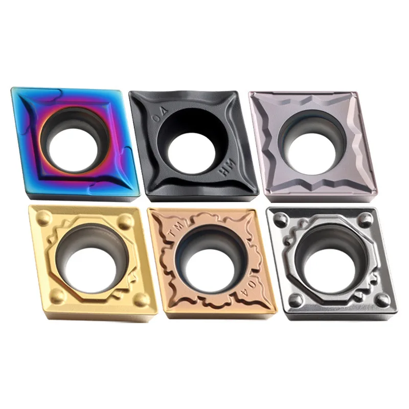

CNC Lathe Inserts CCMT060204 Diamond Shaped Boring for Stainless Steel and Cast Iron CCMT060208 Tools