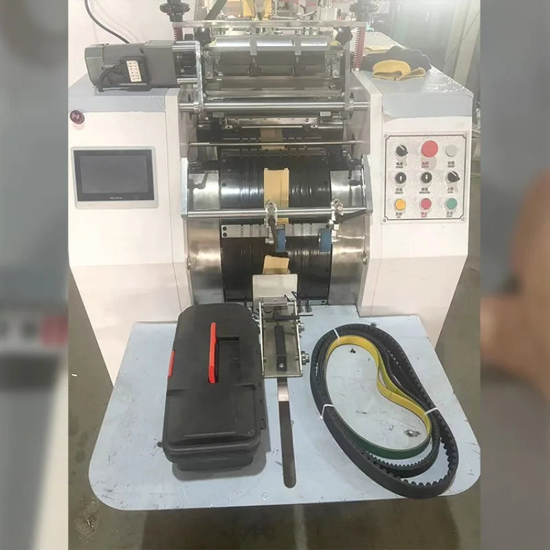 آلة صنع الأكياس الورقية السفلية على شكل حرف V أوتوماتيكية بالكامل لآلة أكياس ورق الطعام #5