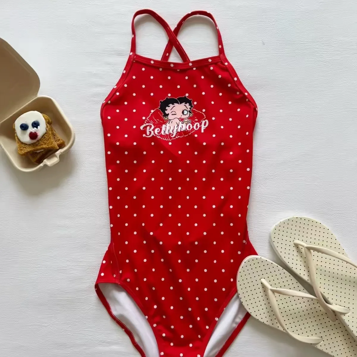 Original 2026 Summer New Professional Training Swimsuit Betty One-Piece Swimwear Women's Sport Fitness Competitive Swimsuit