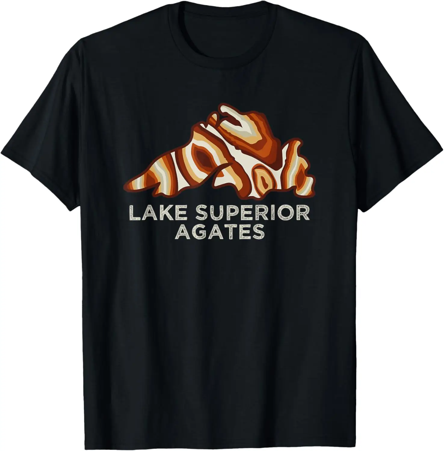 

Rockhound Lake Superior Agates Rock Collector Agate Hunting T-Shirt