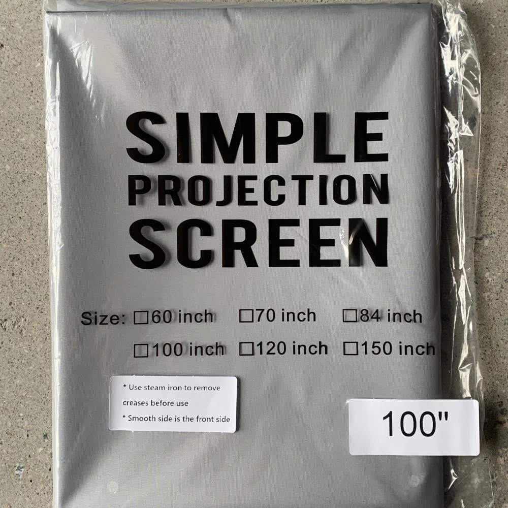 Einfache Projektorleinwand oder anderes Zubehör