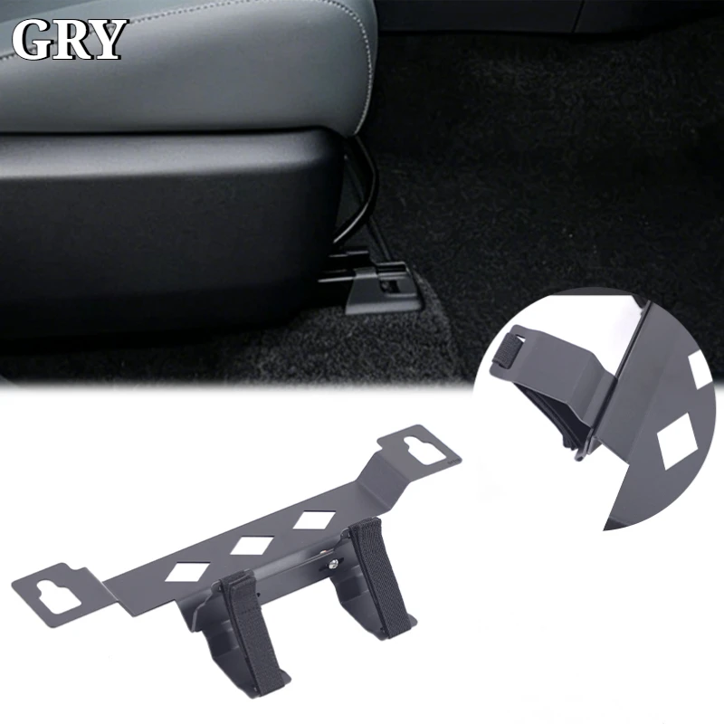 

Car Passenger Seat Under fire extinguishing Bracket Holder For Toyota RAV4 2026 Carbon Steel Black Interior Car Accessories