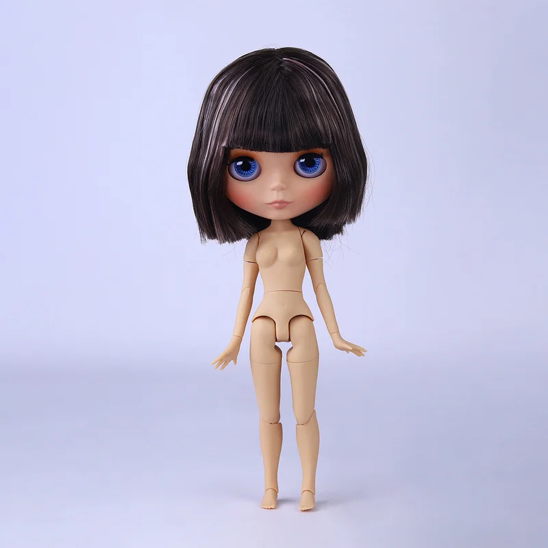 

Icy Dbs BlytheDoll - Original Makeup Pale Skin / Tanned Skin Matte Face With/Without Eyebrows 19-Joint Naked Doll 30cm