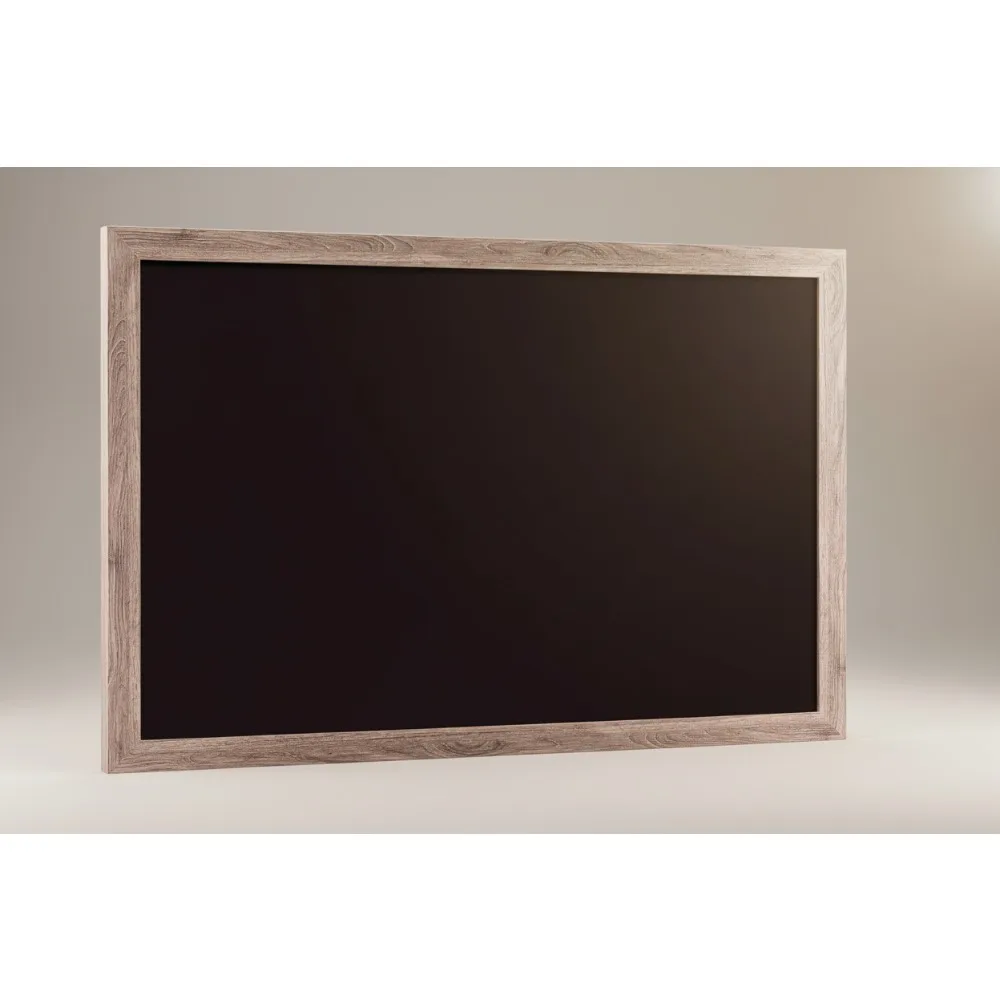 Large Magnetic Chalkboard Whiteboard 36x48 Rustic Wood Frame Premium Matte Surface Office Classroom Home
