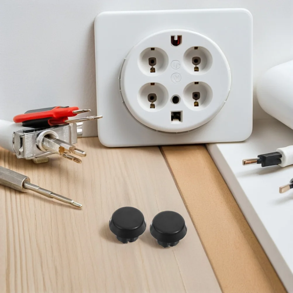 

5 pcs Pool Bottom Plug Replaceable Cue End Protectors Durable Abs Material Easy Installation Pool Cue Stopper Billiard