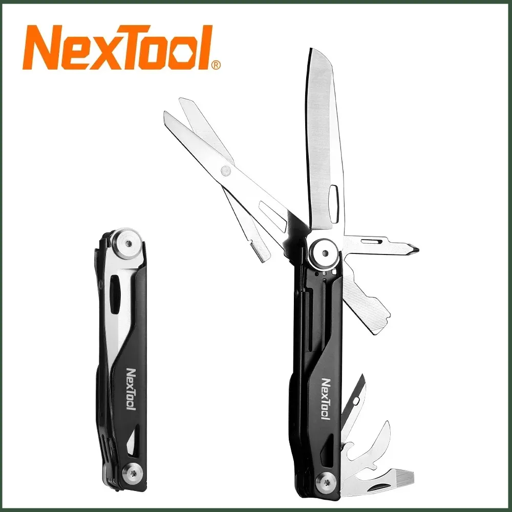 NexTool Multi-tool Pocket Knife Survival Kit Scissors Bottle Opener Screwdriver 12-in-1 EDC Hands Tool For Fishing