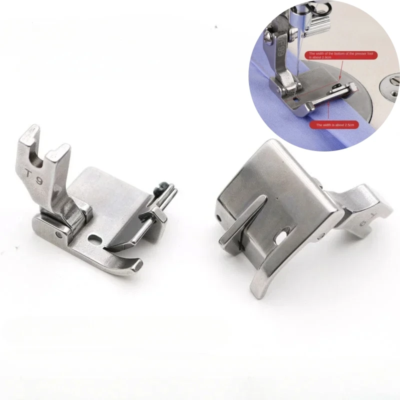 多機能プレッサーフット,折りたたみ式パネル,車のガイド,工業用ミシン部品,t9 f99