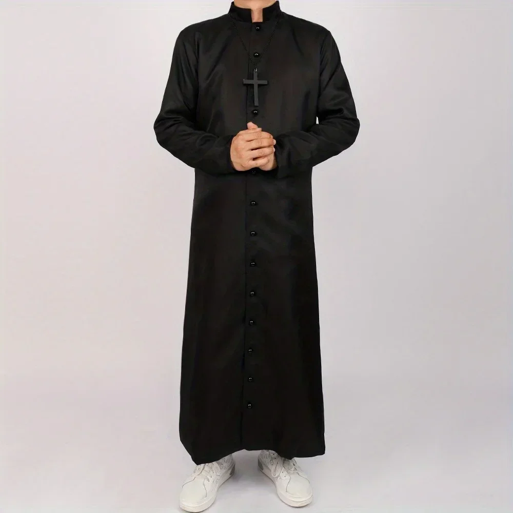 

Halloween Priest and Godfather Cosplay Costume - Medieval Priest Role - Playing Outfit