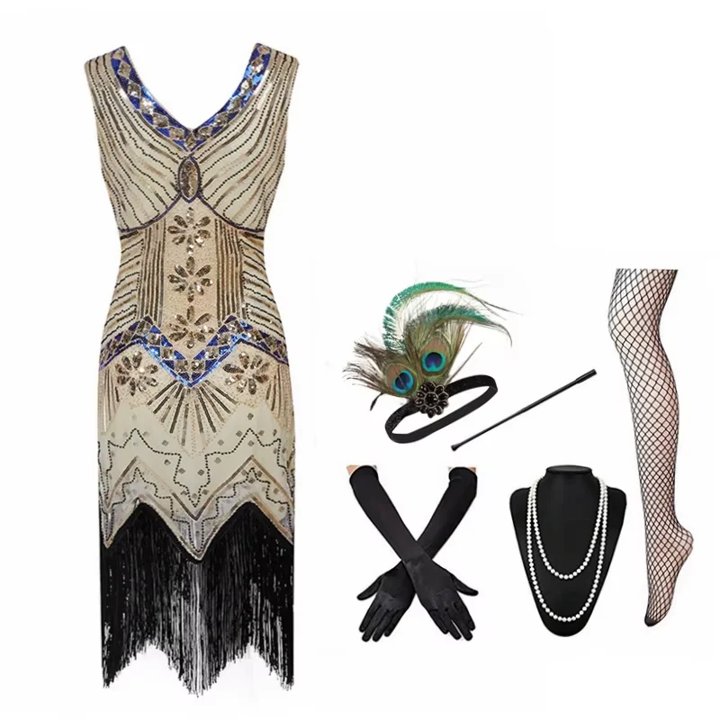 Nowy XS-XXXL 1920s Vintage zie – Women'S Fashion Roaring 20S recenzja i cena