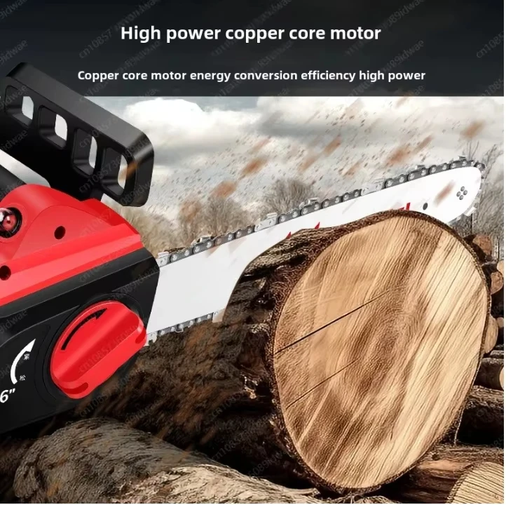 6 Inch Plug-in Electric Chain Saw 220v Chain Saw Household Small Handheld Firewood Saw Tree Artifact