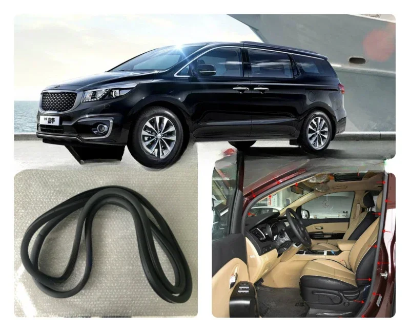 

Уплотнительная лента передней дверной рамы для Kia New Carnival 2.2/3.3, резиновая лента передней дверной рамы Carnival 15, 82110A9000-82120A9000