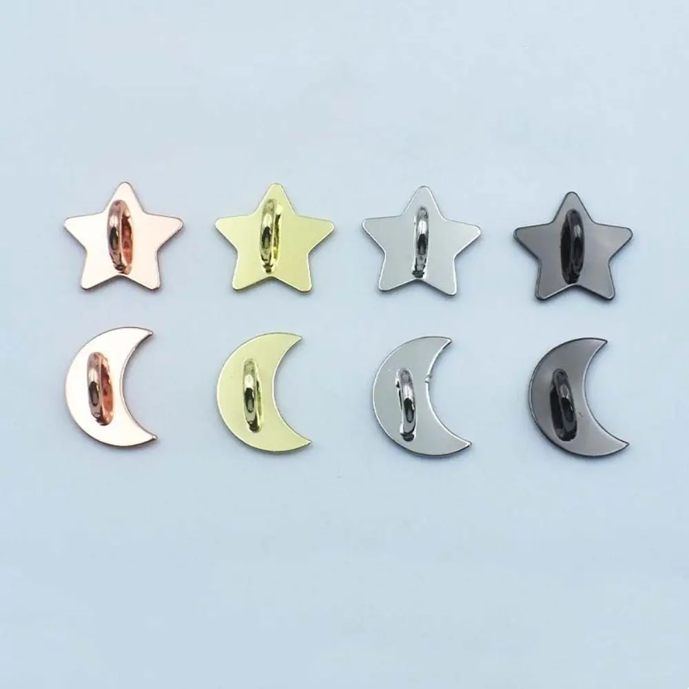 Starry Sky Stars Moon Phone Charm Self Adhesive Silver Gold Phone Case Finger Ring Holder Stand Metal Phone Hook Buckle