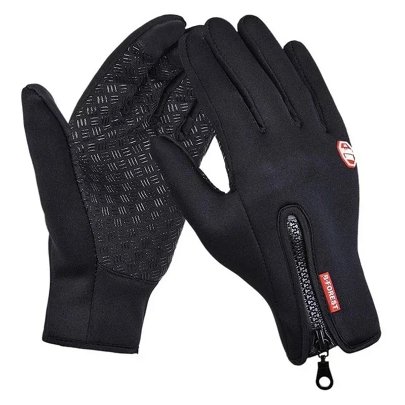 

Winter Gloves Warm Gloves Cycling Touchscreen Skiing Splash-proof SnowboardNonslip Zipper Men'sWomen Warm Gloves