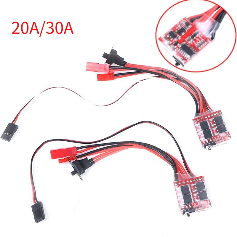 ESC Motor Speed RC ESC 2KHz Forward Reverse Brush Brake RC 2S For Controller Boat Car Prototank Top Regulator 20A ESC 30A NEW