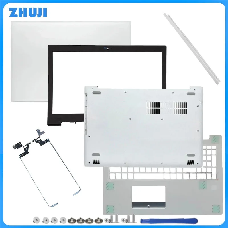 

for IdeaPad 330-15 330-15IKB 330-15ISK 330-15ABR IGM New Laptop case Back Cover LCD Bezel Palmrest Bottom Case Hinges White