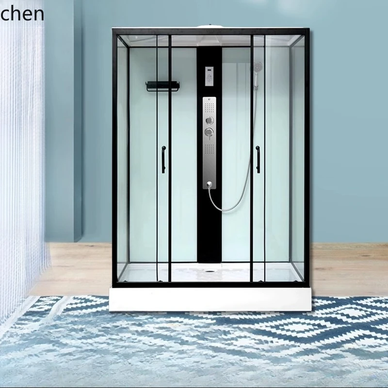 

LXC integral shower room rectangular glass bathroom bathroom household small apartment integrated bath