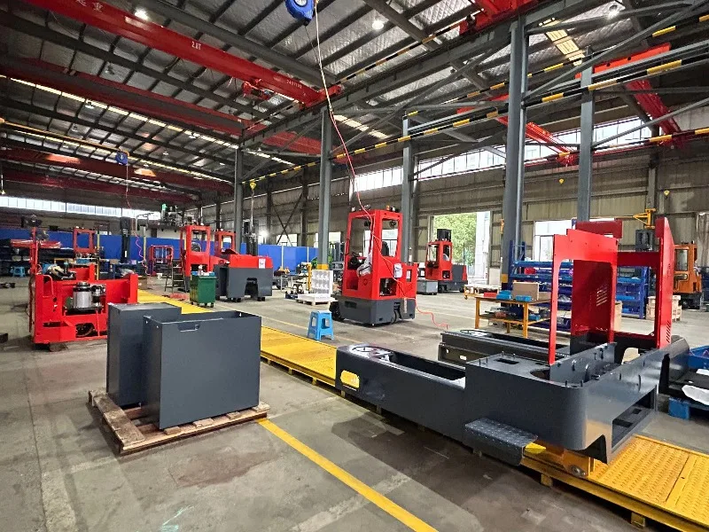 Multi Directional Forklift 3.5 Ton Rated Capacity New Pallet Stacker With Multiple Driving Modes For Warehouse Cargo Handling