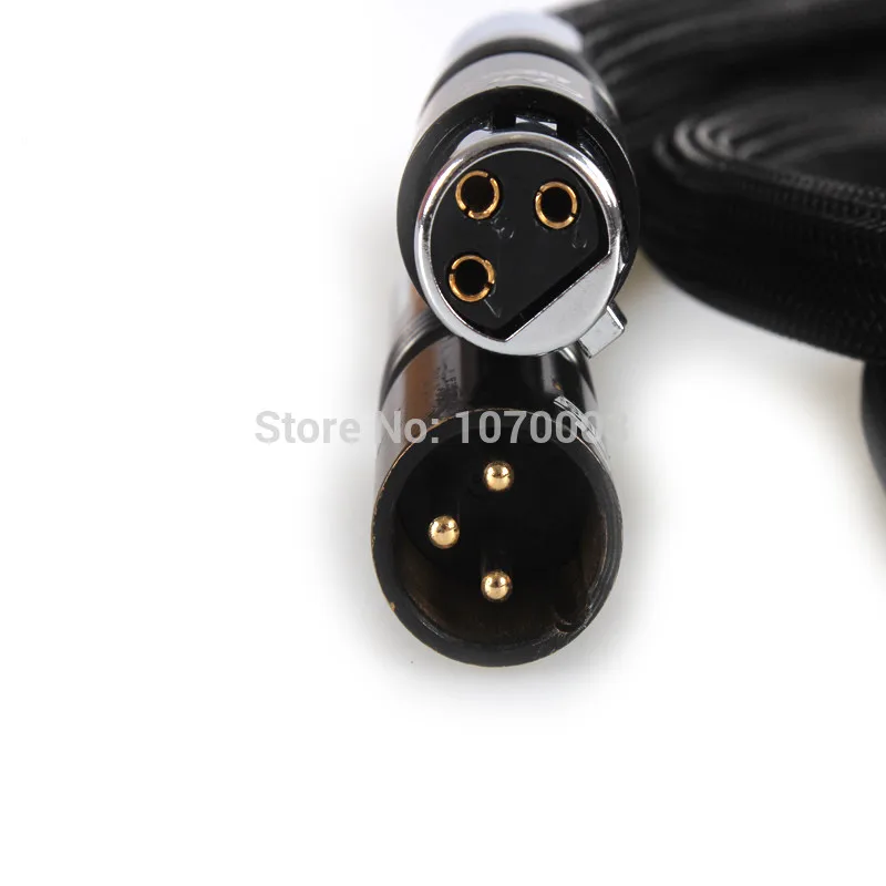 QYU-01 HiFi Hi-end Choseal BB-5605 Calidad superior 6N OCC Audiophile 24K Cable XLR macho y hembra chapado en oro 1m (par) con