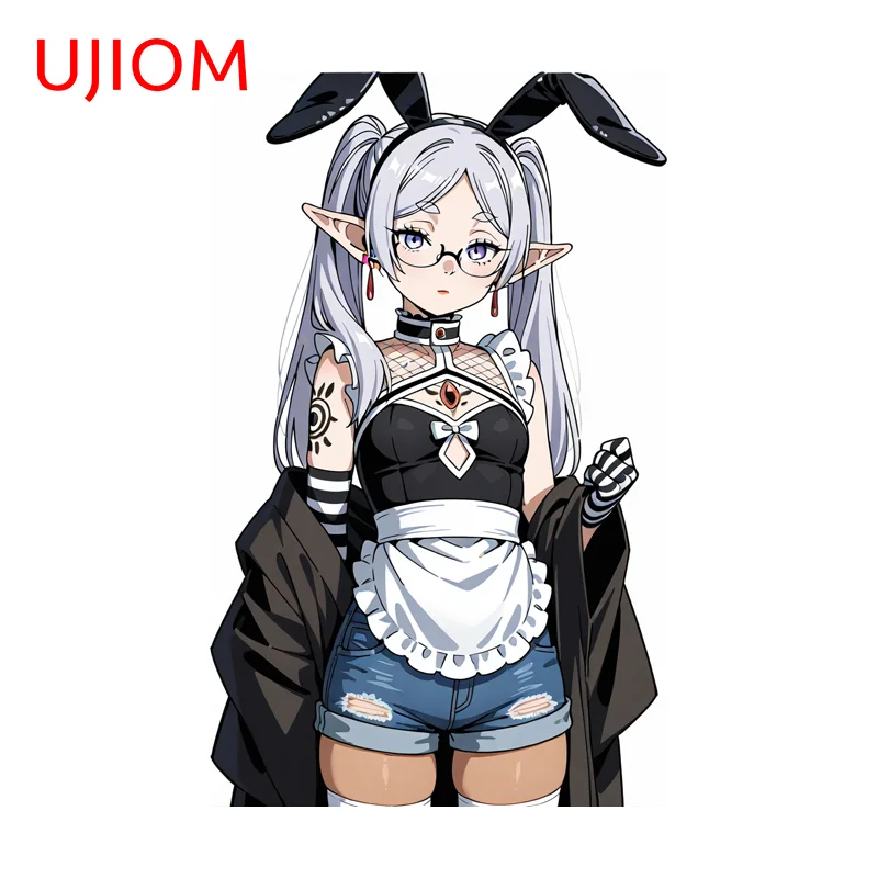 UJIOM Bunny Frieren Bouncy Castle Wall Sticker Pocket Pussy Room Ornaments Decal Trunk Wardrobe Decoration Wallpaper On The Wall
