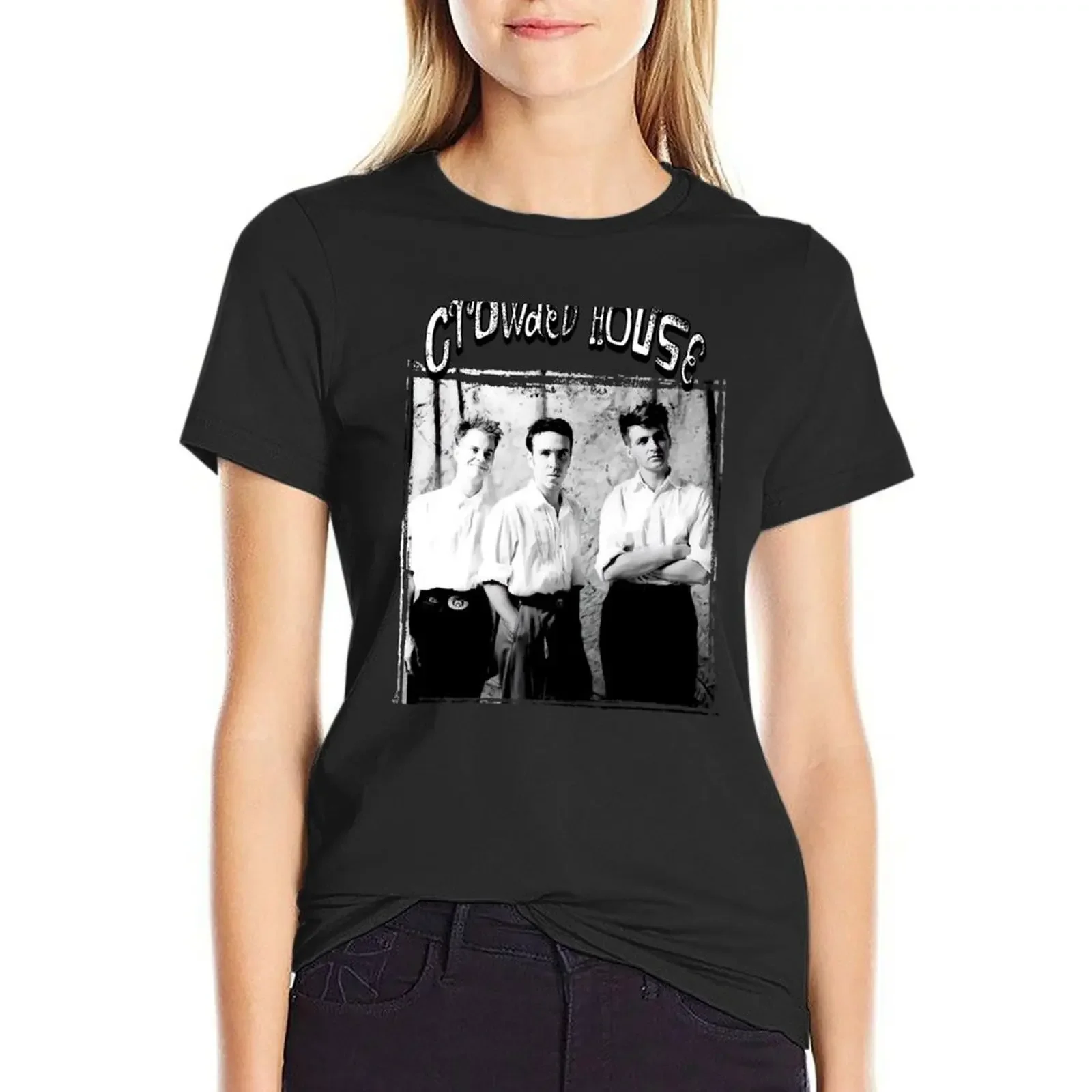 

crowded house T-Shirt heavyweights animal prinfor cute clothes anime tight shirts for Women