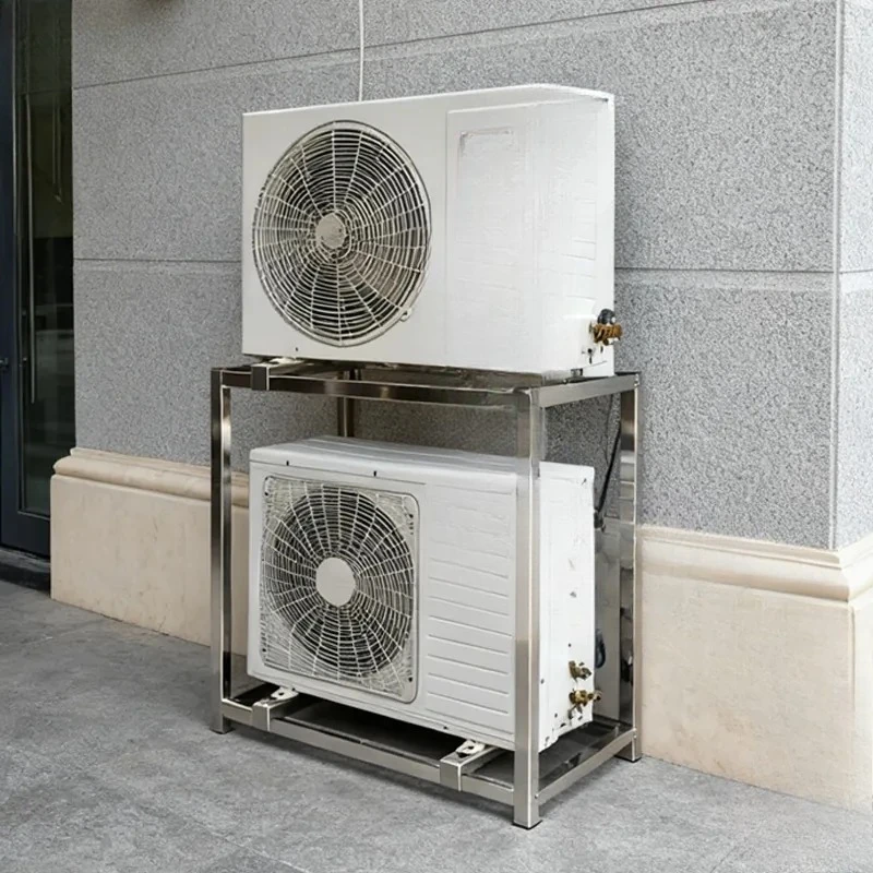 Stainless Steel Multi-Layer Air Conditioner External Unit Floor Bracket Load-Bearing Frame for Double-Layer Three-Layer Base