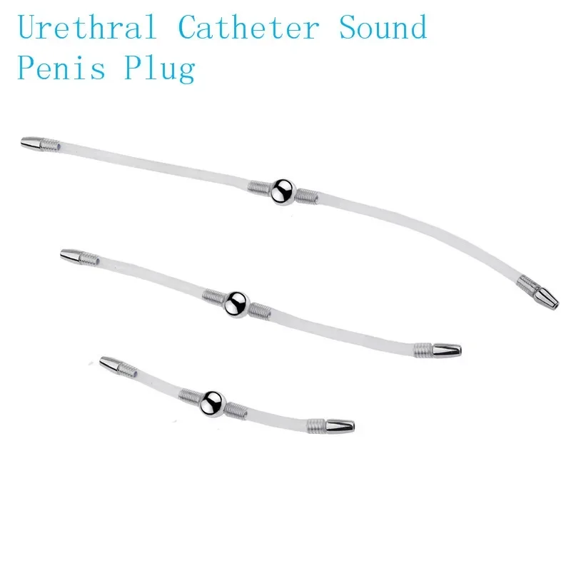 Horse Eye Insert Masturbation Rod Urethral Catheter Sounds Stretcher Dilator Stimulation Massage Penis Plug Sex Toys For Male