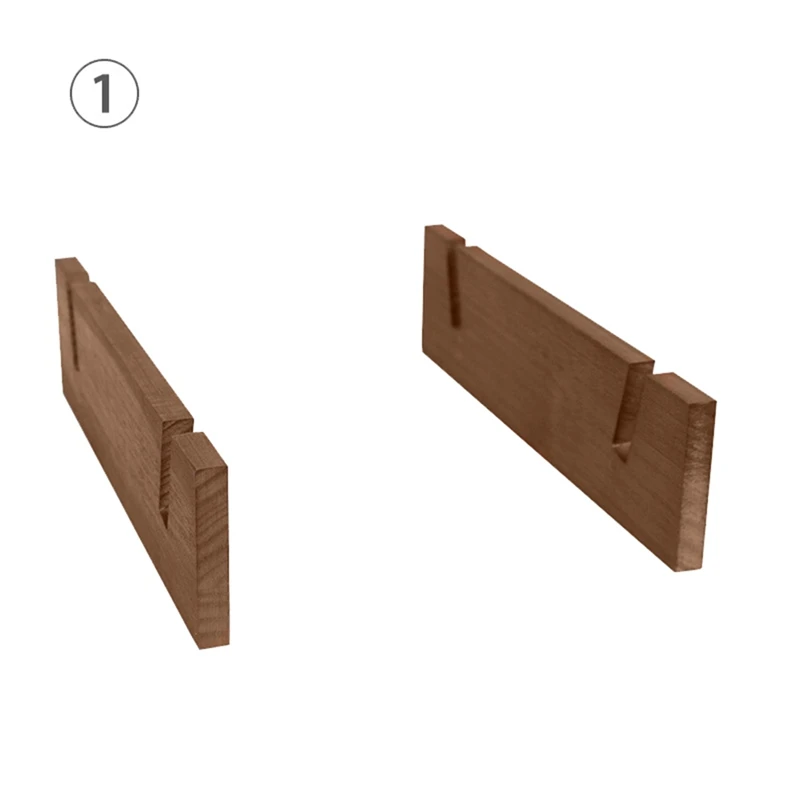 Vinyl Record Storage Holder Solid Wood Stand Desktop Display Music Record Collection Durable Easy Install Easy To Use