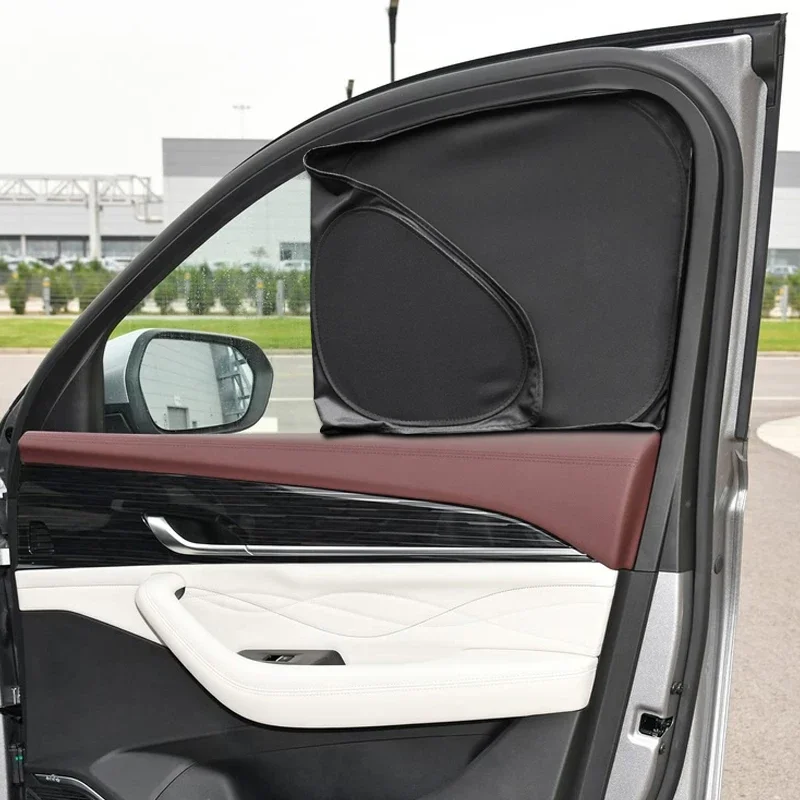 

Для GEELY MONJARO KX11 2022-2026 автомобильное черное окно, солнцезащитный козырек, автоматический анти-УФ-тепляционный защитный чехол, аксессуар для интерьера