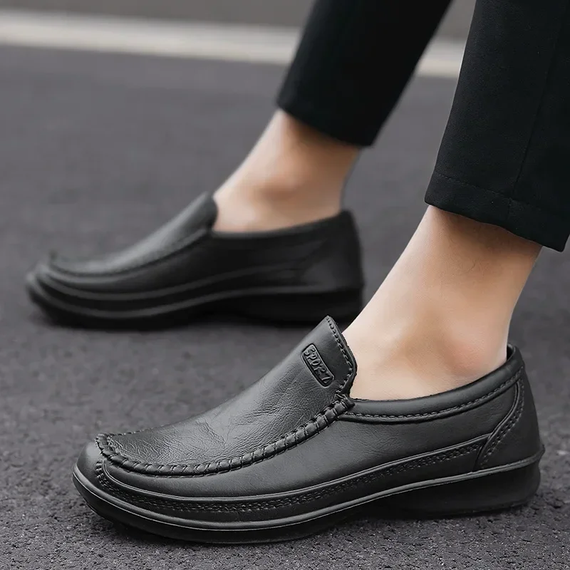 Zapatos de trabajo de chef para hombre, zapatillas de pescador impermeables y a prueba de aceite para exteriores, Botas de lluvia ligeras para senderismo, 2024