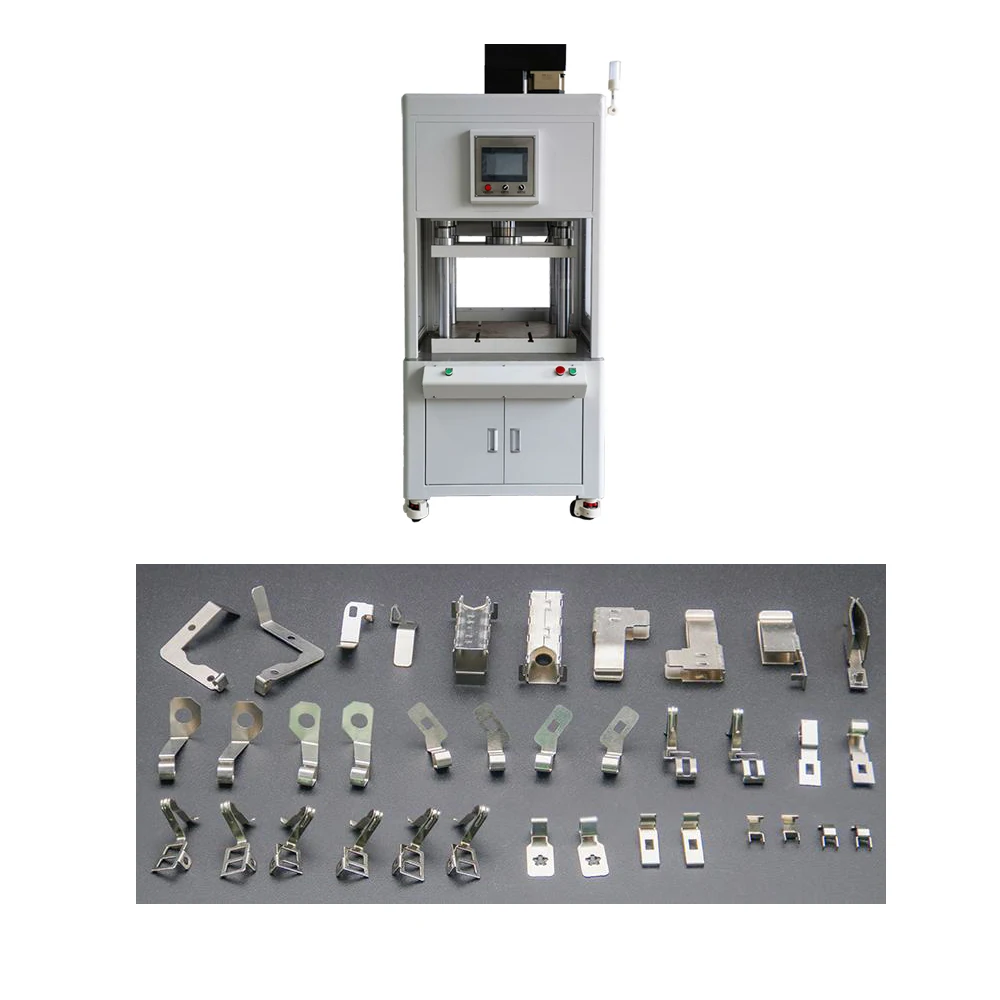 Intelligence Servo presses essential for stamping and assembling parts such as circuit boards magnetic heads disks tapes etc