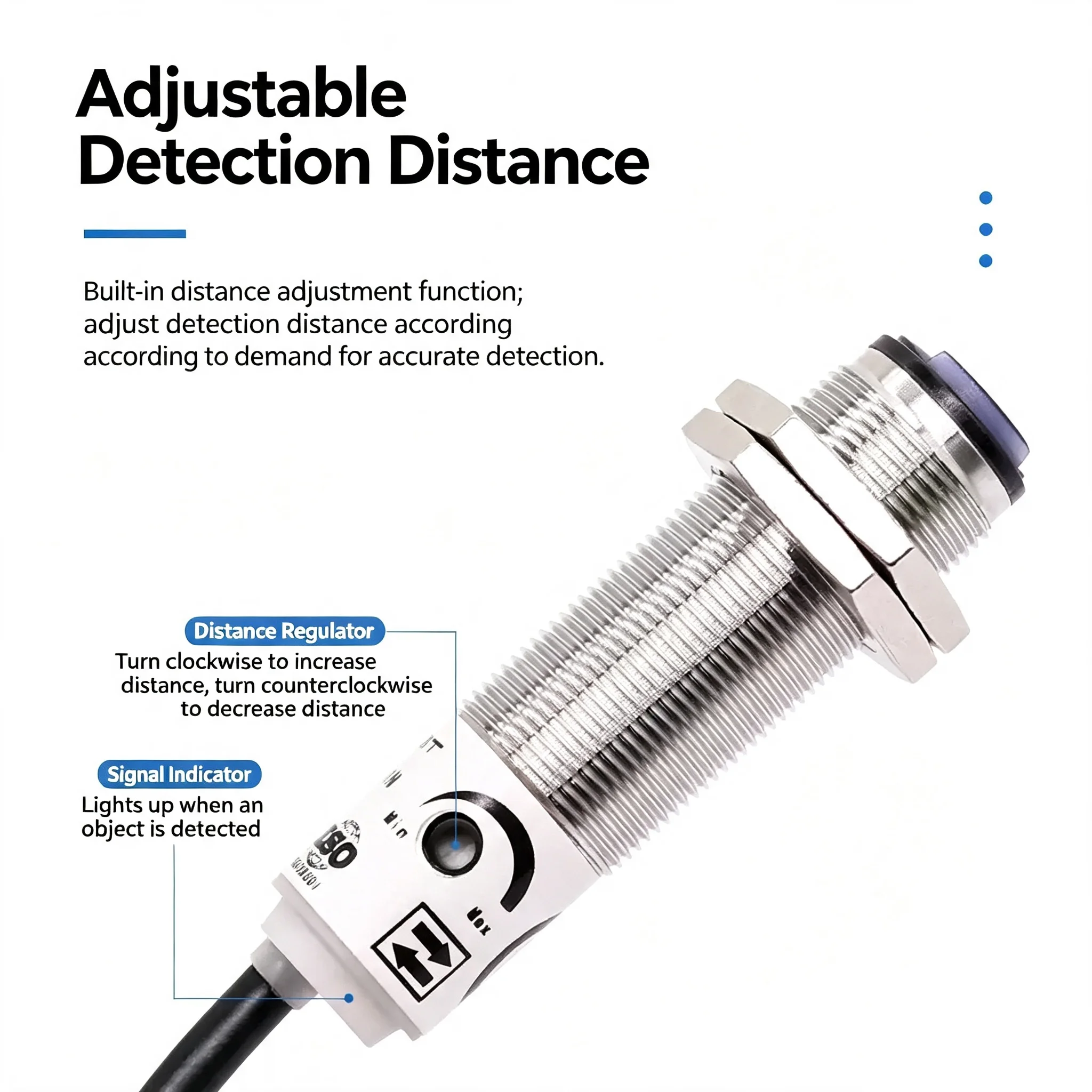 NPN PNP Automation Compatible 10-30VDC CDD-11/40/80 Infrared Photoelectric Sensor Optical Proximity Switch Diffuse Reflection