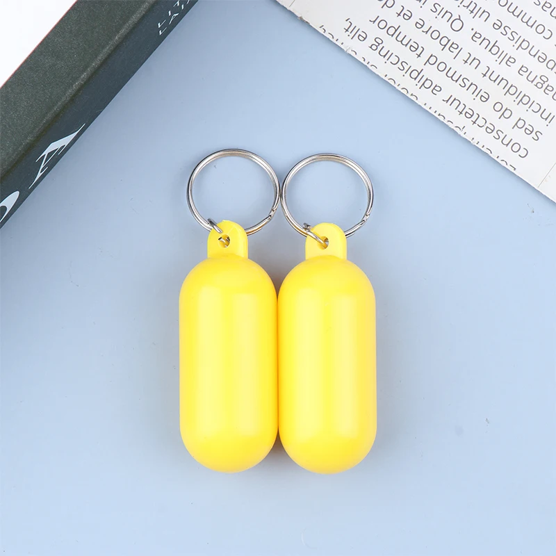 2Pcs Boat Kayak Floating Keyring Buoyant Key Ring Float Keychain Boat Accessory For Boating Fishing Kayaking Rafting Surfing