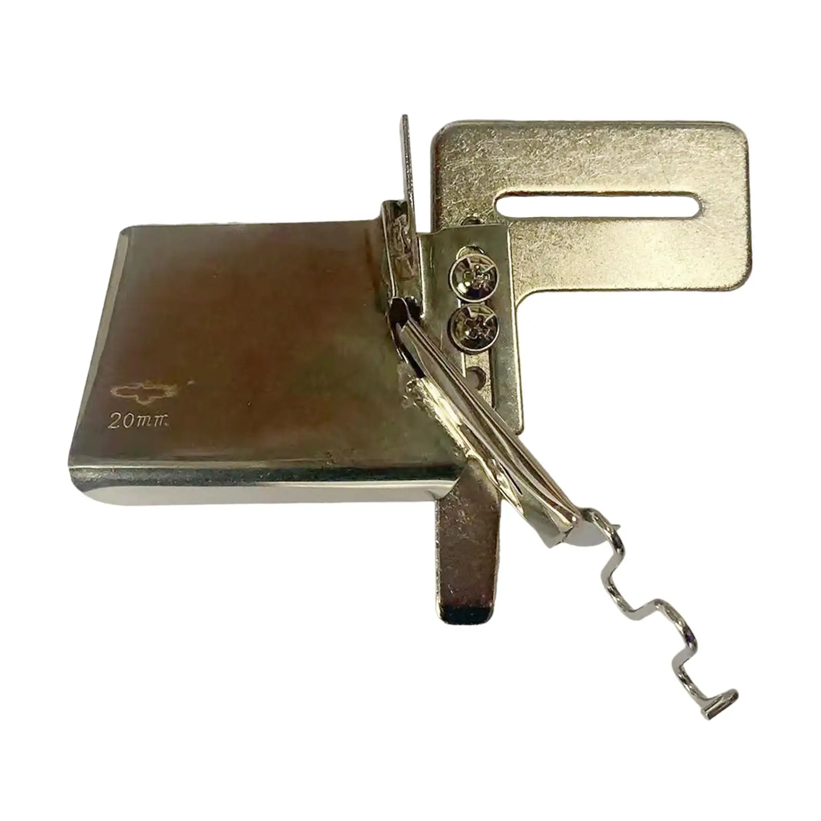 Double Fold Edge Binder Attachment Sewing Machine Accessories Adjustable Guide for Industrial Single Needle Sewing Machines