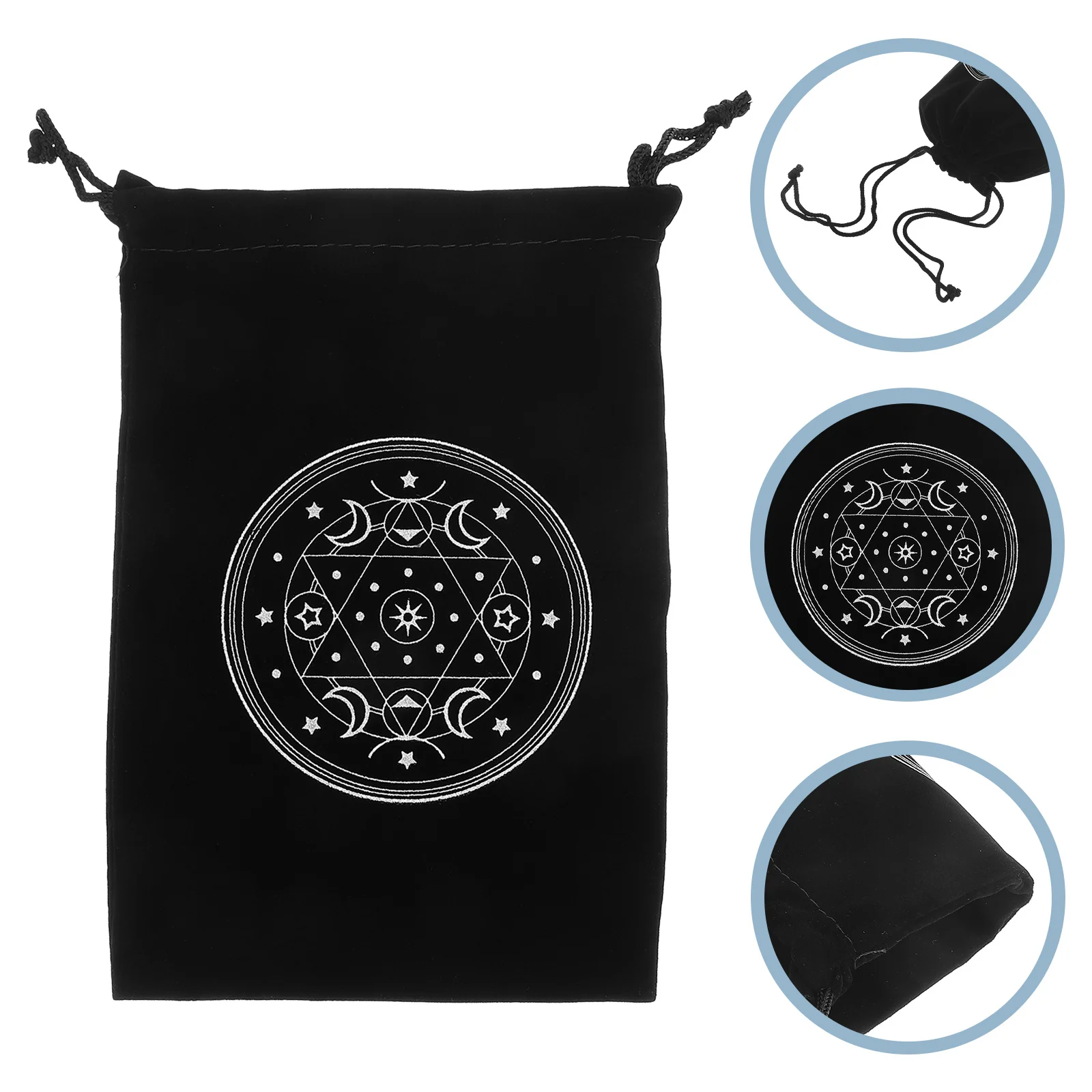 

Card Drawstring Pouch Soft Flannelette Storage Bag For Cards Storage Pouch Portable Holder Organizer Novelty