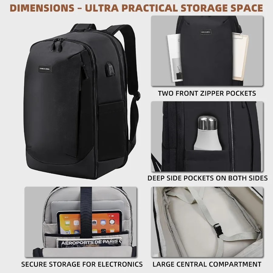حقيبة ظهر مفرغة لضغط ختم السفر: حقيبة مكنسة كهربائية مع مضخة هواء - تحمل نظام حزمة قابل للتوسيع لأجهزة الكمبيوتر المحمول والمشي لمسافات طويلة #4