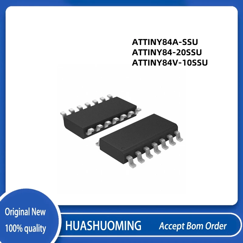 10Pcs/Lot ATTINY84A-SSU ATTINY84-20SSU  ATTINY84V-10SSU