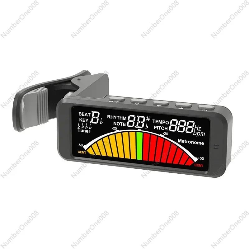FMT-209 Sintonizzatore per schermo a colori super grande Metronomo per chitarra elettrica, basso, violino