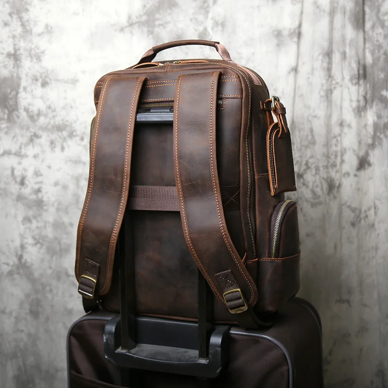 australian leather backpacks Tan Backpack the Kobuk Leather Backpack is the ultimate pack for work Durable Leather Backpack for Everyday