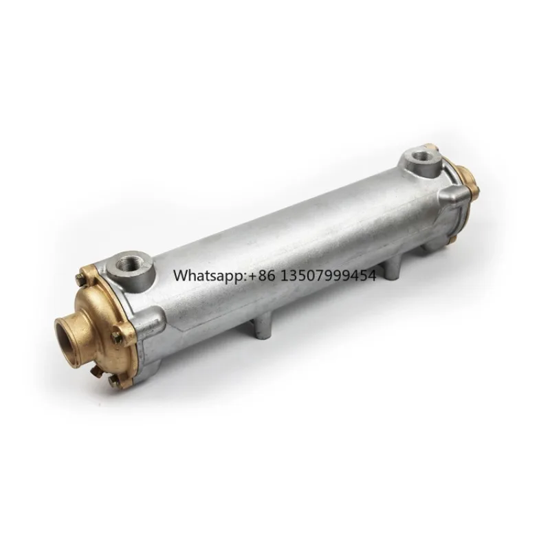 Boat Accessories Marine Condensing Coils Titanium Shell Tube Heat Exchanger Brass Core DK DK7203 High Quality Liquid Application